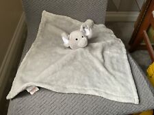 MOON AND STARS GREY ELEPHANT BABIES COMFORT BLANKET SOFT TOY PLUSH