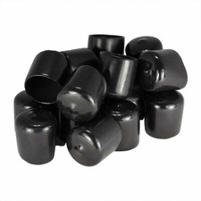 Rubber Round End Caps Steel Pipe Plastic Plug Tubes Chair Legs Screw Protect