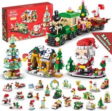24 Grids Building Blocks Christmas Advent Calendar Xmas Blind Box Kids Gift Toys