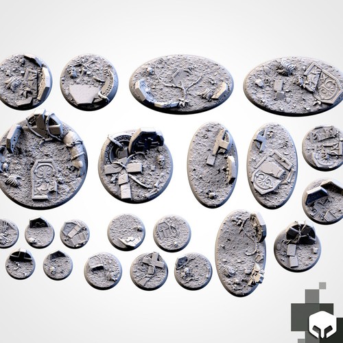 Warhammer 40k aos resin base - aos,