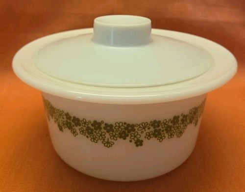 Pyrex round butter - pyrex, dish