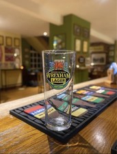 Wrexham Lager Pint Glass Brand