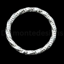 50 Pcs  12mm Bright Silver