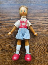 vintage wooden polish peg doll