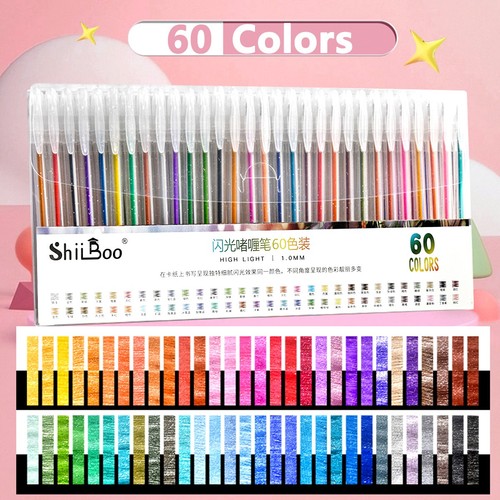 Colors glitter gel pens - colors,
