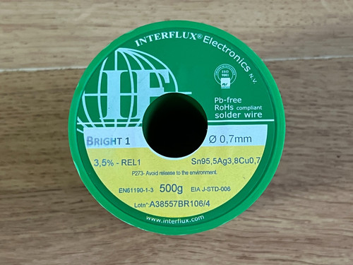 Lead free solder wire 7mm - wire, 0.7mm