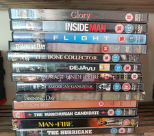 Denzel Washington DVDS  Mixed X  13  , Joblot Bundle See picture for titles
