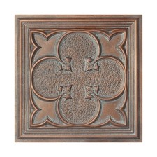 Embellished tin tiles interior