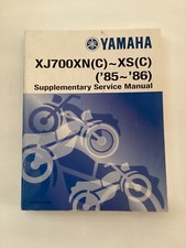 1985 1986 Yamaha XJ700XN(C) XJ700 XS(C) OEM Service Manual LIT-11616-XJ-00 -Read