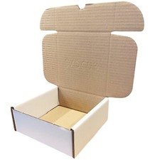 White 6x6x2.5"  Diecut Post Mailing Cardboard Boxes Single Wall Packaging Carton