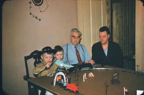 1950s boys playing with - 1950s,