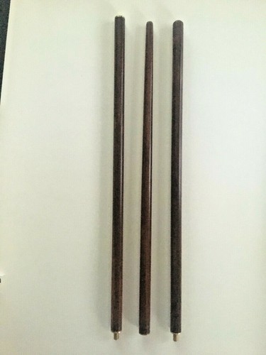 Three part wand - dark, brown
