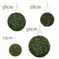 Best Artificial Green Olive Hanging Basket Garden Topiary Balls
