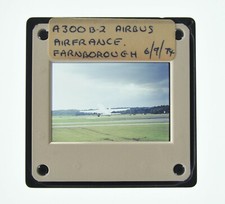 35MM SLIDE AIRCRAFT 1974 A300 B-2 AIRBUS AIR FRANCE AT FARNBOROUGH A68