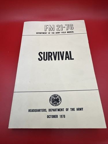 Army field survival manual - us,