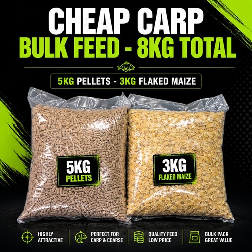 Carp fishing bait 5kg pellets - carp,