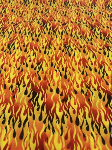 Timeless treasures fire flames - treasures,