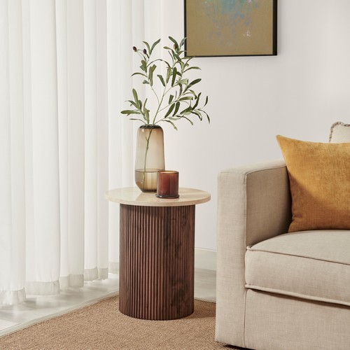Penrose round walnut cream - penrose,