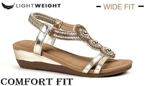 Ladies comfort sandals cushion - ladies,