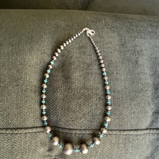 Sterling silver pearls and