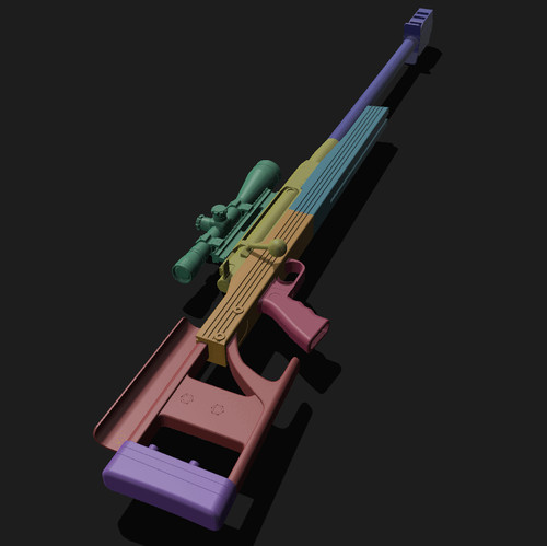 Printed armalite 50a1 - 3d,