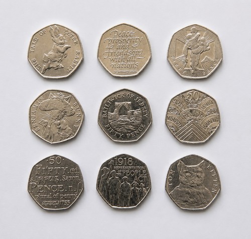 Rare commemorative 50p - 9,