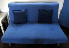 futon company blue sofa bed