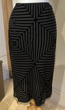 Black skirt Velvet with Bead