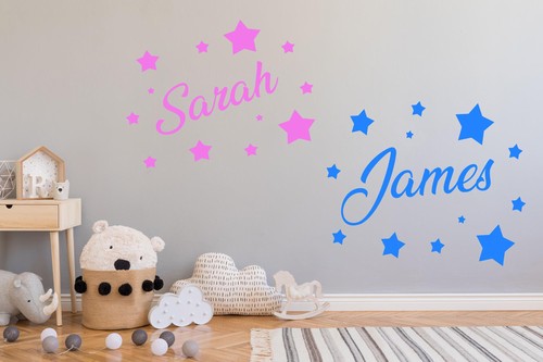 Personalised name vinyl wall - personalised,