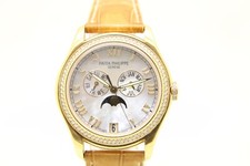 Patek Philippe 4936J-001 Ladies 18k Gold Annual Calendar Moon Phase Full Set2005