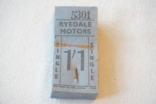 Ryedale motors block unused - ryedale,