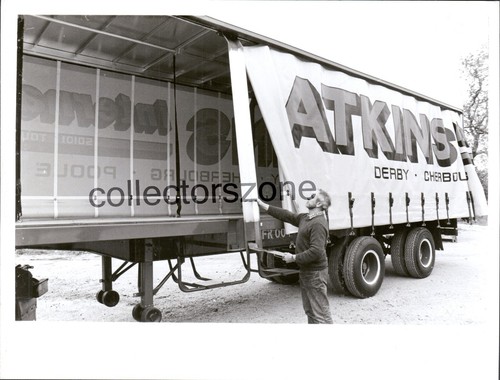 1980 lorry trailer curtain - lorry,