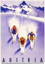 Ski in Austria Vintage Travel
