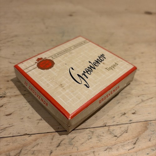 Old empty cigarette packet box - empty,