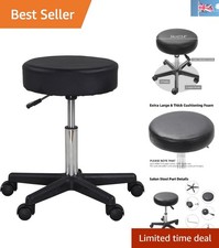 Black Adjustable Rolling Salon
