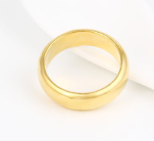 SALE 9ct 9K Yellow Gold Filled Ladies Men 3 / 4 / 6mm Plain Ring Wedding R/9129