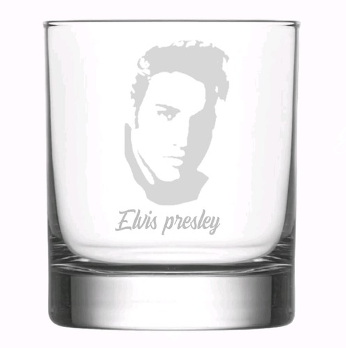 Elvis presley whisky tumbler - |,