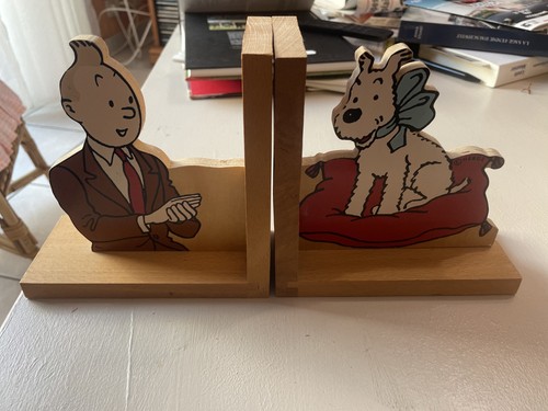 Wooden tintin snowy - &,