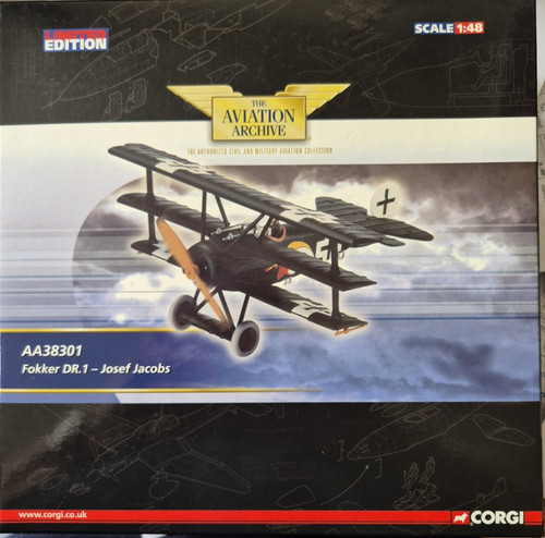 Corgi aa38301 fokker - aa38301,