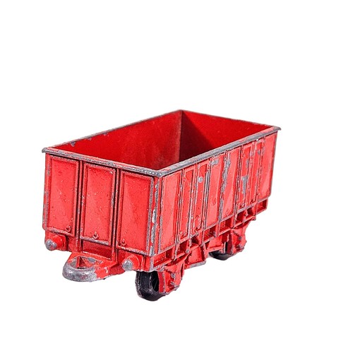 Dinky toys red open railway - dinky,