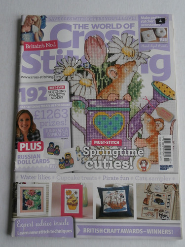World cross stitch - world,