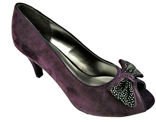 Lotus purple suede leather - lotus,