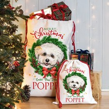 Bichon Frise Christmas Sack