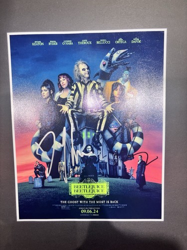 Signed tim burton and - , danny