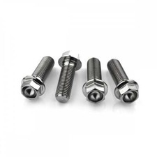 Yamaha V-MAX 85-07 Titanium Flanged Hex Front Caliper Mounting Bolts