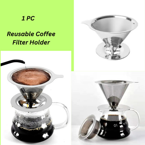 Reusable coffee filter holder - reusable,
