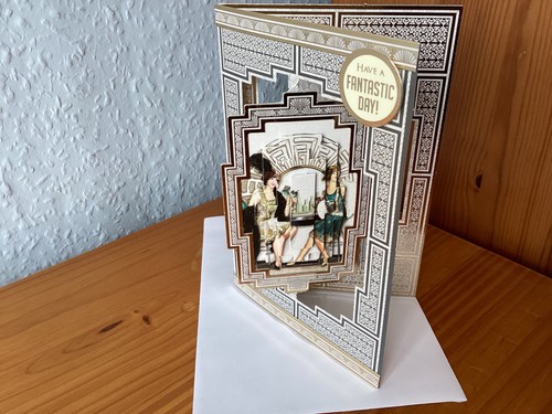 Handmade birthday card art - 3d, card.