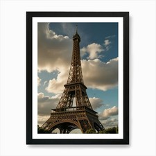 Eiffel Tower At Sunset Art