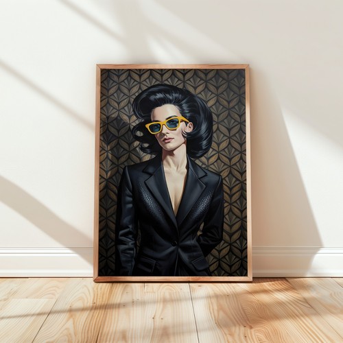 Maximalist portrait art - maximalist,