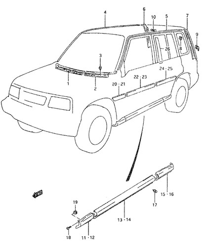 Suzuki genuine protector - genuine,